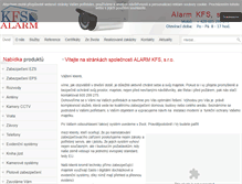 Tablet Screenshot of kfs.cz