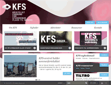 Tablet Screenshot of kfs.dk